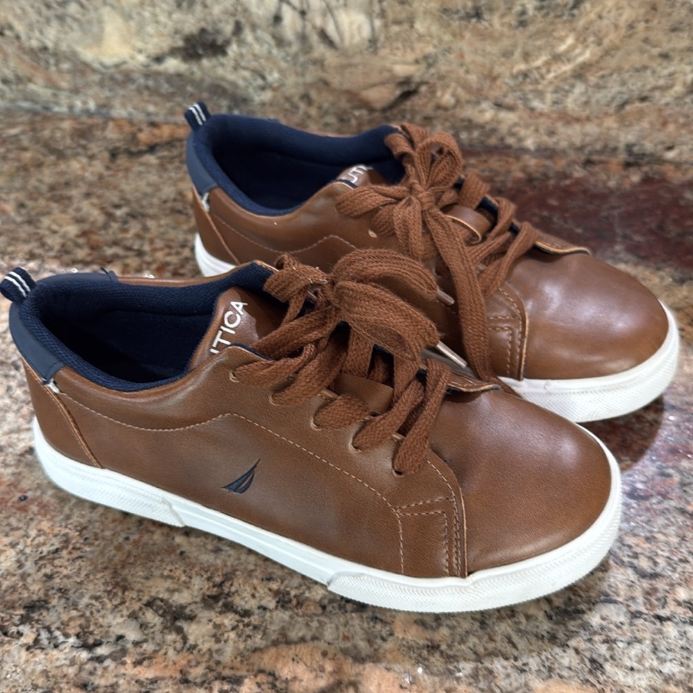 Nautica Brown and Navy Sneakers